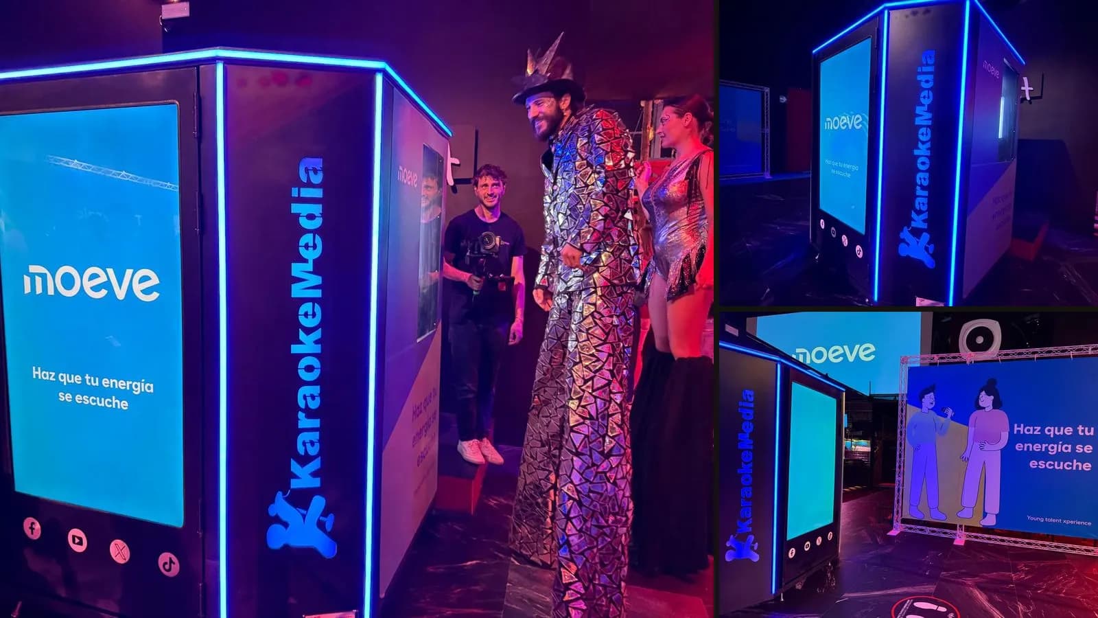 Cabina de karaoke per a Moeve a IFEMA Madrid